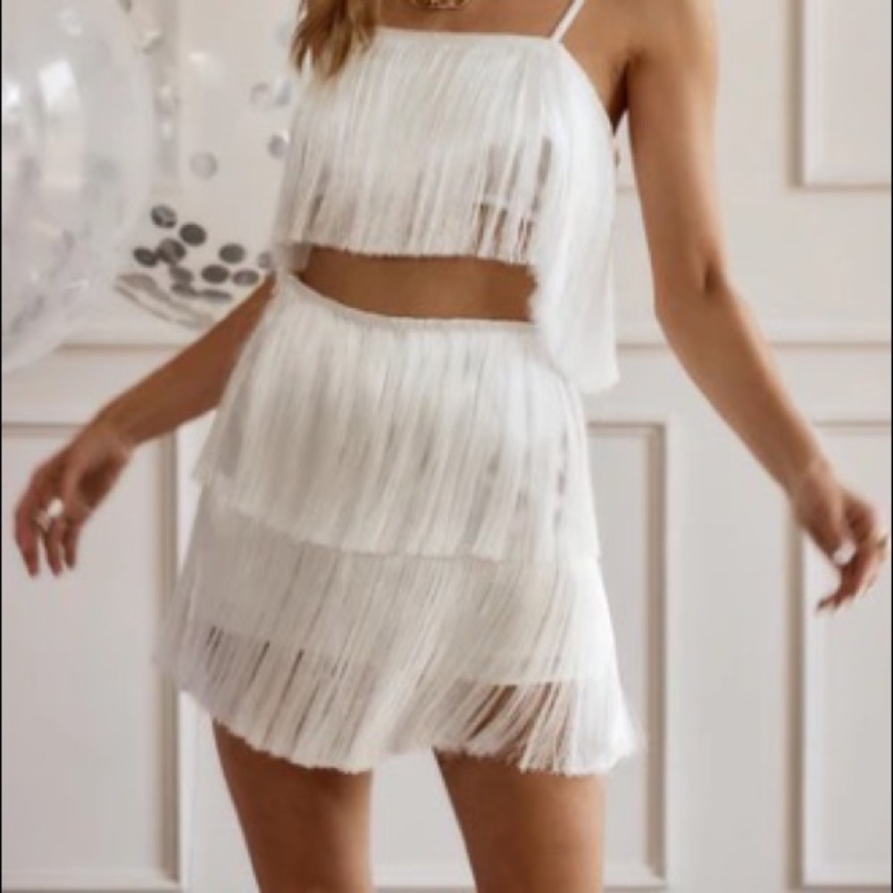 Gatsby Fringe Skirt